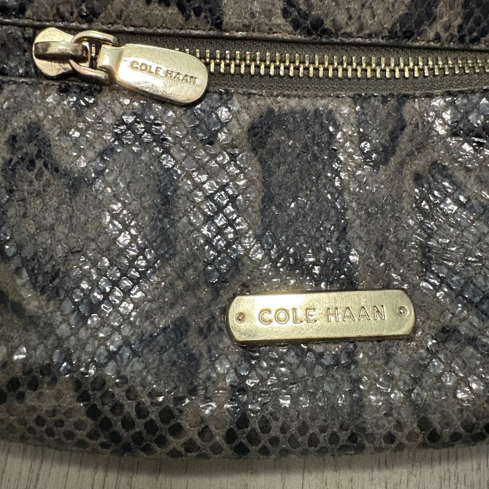 Cole Haan Python Zipped Wristlet - Picture 8 of 16